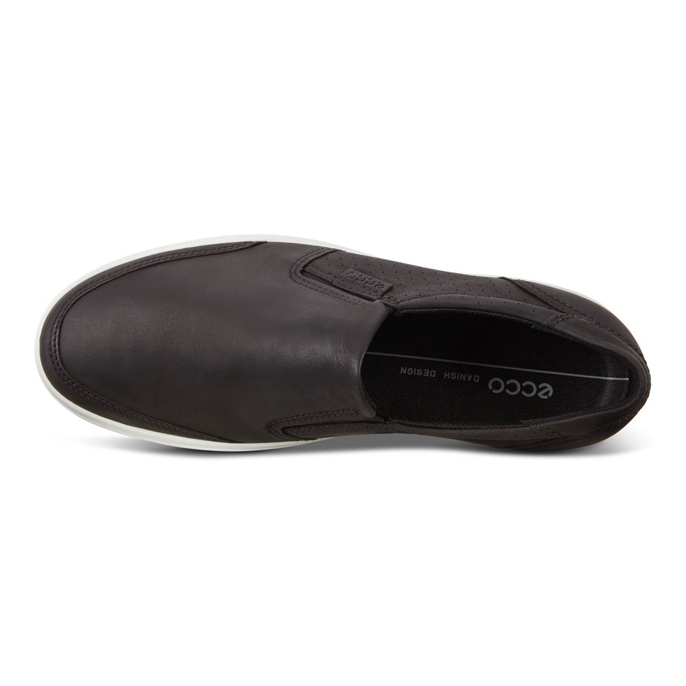 Mens Slip On - ECCO Soft 7 Sneakerss - Black - 2615WVZLA